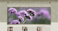 Desktop Screenshot of padilladental.com